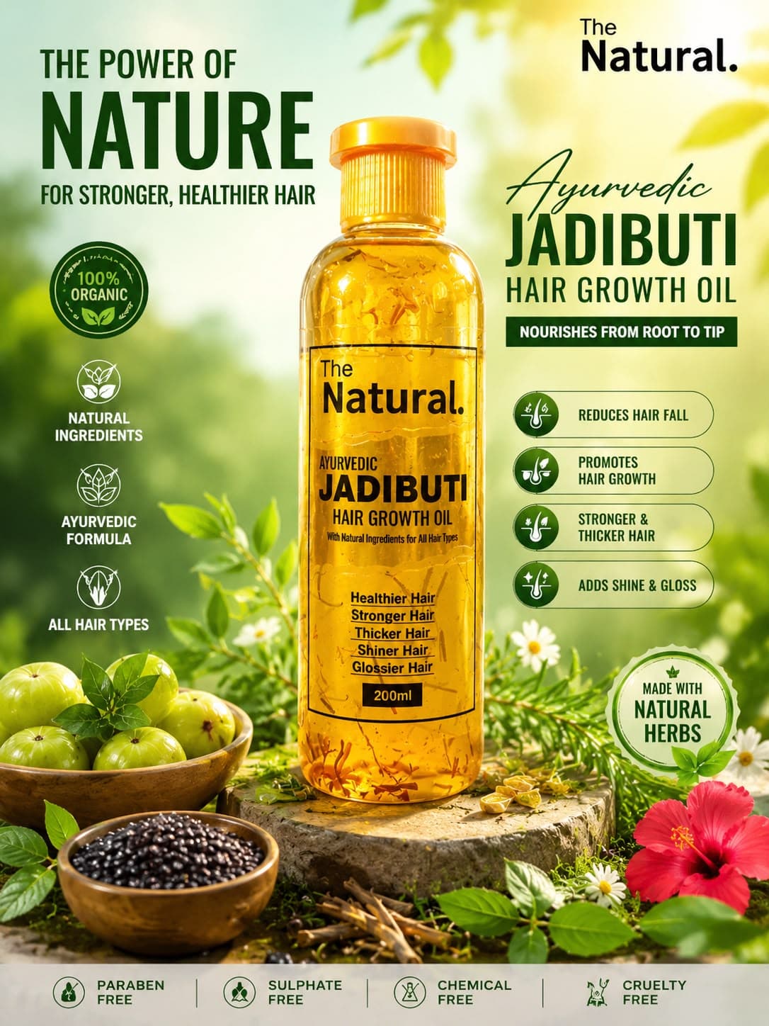 Ayurvedic Jadibuti Hair Growth Oil